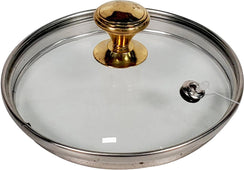 Glass Lid with Brass Knob - No.1, 10.5cm