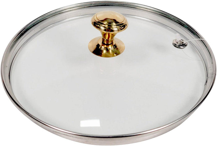 Pro-Kitchen - 57609C - Glass Lid w/Brass Knob - #3 (14.5cmx1.5cm)