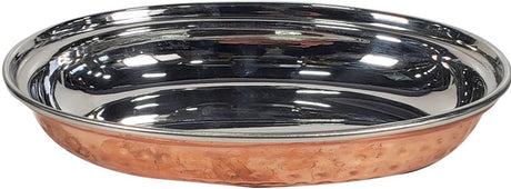 Pro-Kitchen - 85109A - Oval Dish - Hammered Copper - 18.5cm
