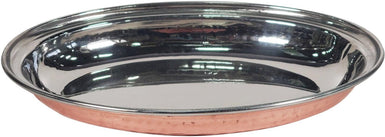 Copper Oval Entree Dish 700ml No3, 24X16cm