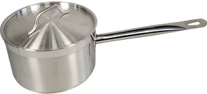 Pro-Kitchen/Kesgi - Sauce Pot - SS - 22cmx13cm w/Long Handle & Lid