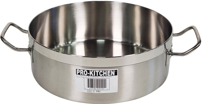 Pro-Kitchen/Kesgi - 30x10.5cm Sauce Pot - SS w/2 Handles & Lid