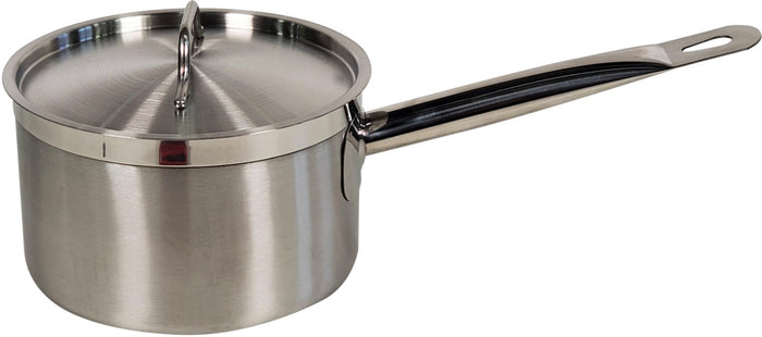 Pro-Kitchen/Kesgi - 18x11cm Sauce Pot - SS w/Long Handle & Lid