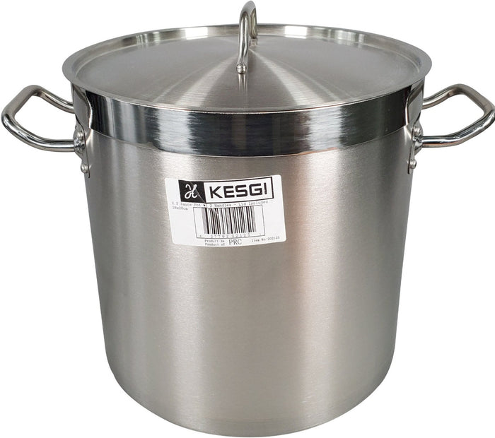 Pro-Kitchen/Kesgi - 28x28cm Tall Pot - SS w/Lid