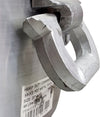 Marmite en aluminium avec couvercle n° 38, 48 cm