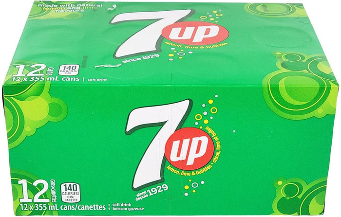 Seven Up Diet 355 ml x12 - Boisson gazeuse