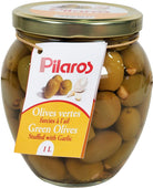 Pilaros - Olives - Garlic Stuffed - Green