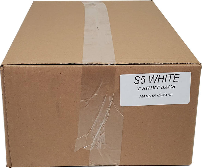 Plastic Bags - Low Density - White - S5 - S5LW
