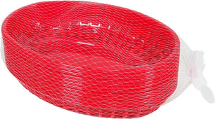 Plastic Fast Food Basket - Semi-Oval - Red - AB-221