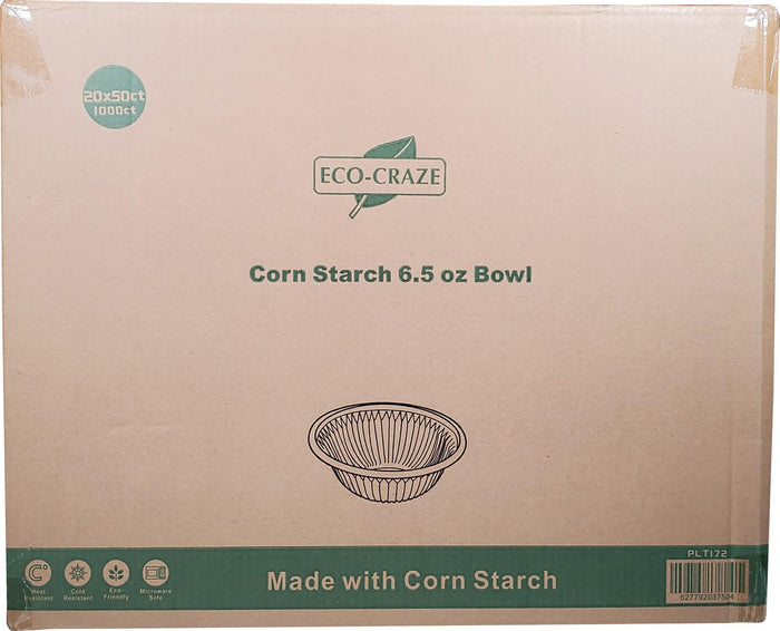 Eco-Craze - Corn Starch 6.5oz Bowl