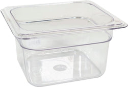 Poly Pan Clear - 1/6 x 4