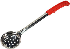 Portion Spoon - 2oz - Perforated - SS - Red