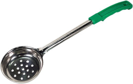 Portion Spoon - 4oz - Perforated - SS - Green