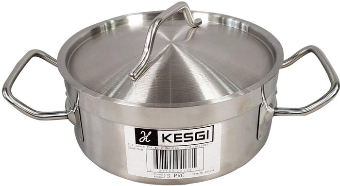 Pro-Kitchen - 20x8.5cm Sauce Pot & Lid - SS