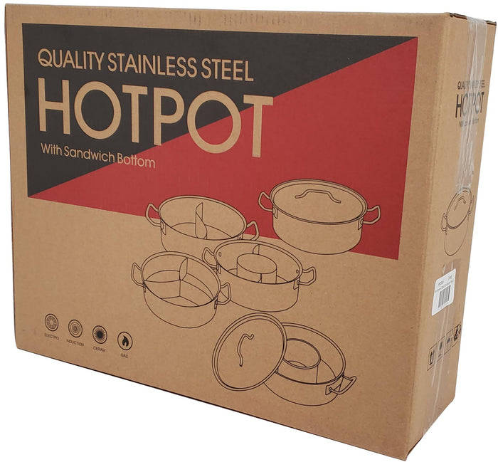 Pro-Kitchen - 28x9.5cm (5.5L) Brazing Pot & Lid - SS
