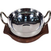 Pro-Kitchen - Karahi Steel & Wood Base - 1/2 Kg