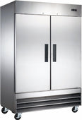PK - Reach-in Solid 2 Door Refrigerator (47CF) 54x32x83