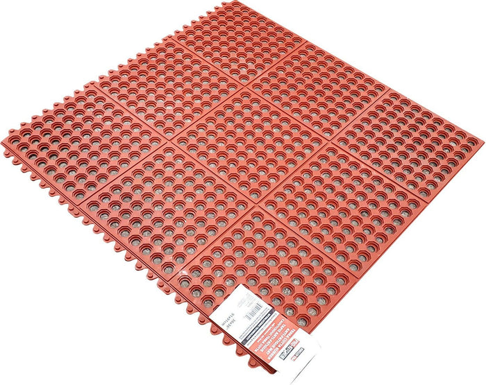 Pro-Kitchen-Red Rubber Mat-Terracotta-Grease Resistant-36