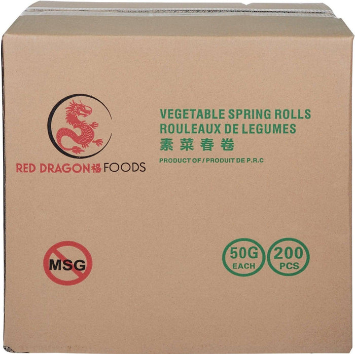 Red Dragon - Veggie Spring Roll (No MSG) - 50g