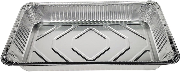 Rhino Aluminum Heavy Duty Aluminum Foil Pans Disposable | Half Size Deep  Baking Pans | Superior and Premium Quality | Meant for Baking, Grilling