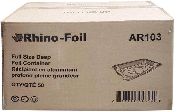 Rhino-Foil - Full Size Deep - Aluminium Steam Pan - AR103