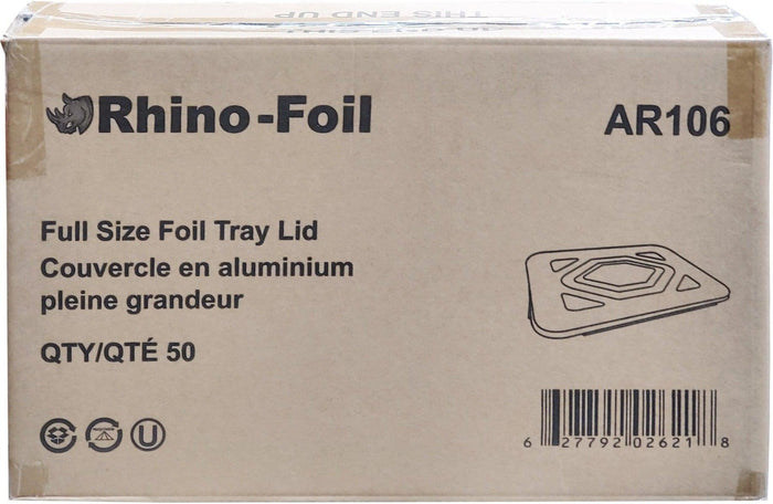 Rhino-Foil - Full Size Lid Aluminium Steam Pan