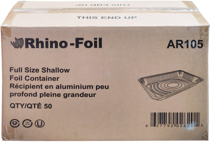 Rhino-Foil - Full Size Shallow - Aluminium Steam Pan