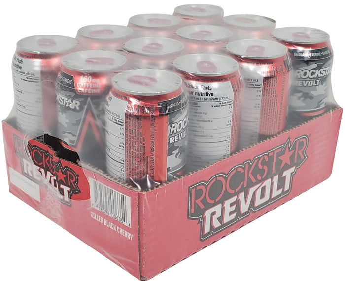 VSO - Rockstar - Revolt - Killer Black Cherry - Cans