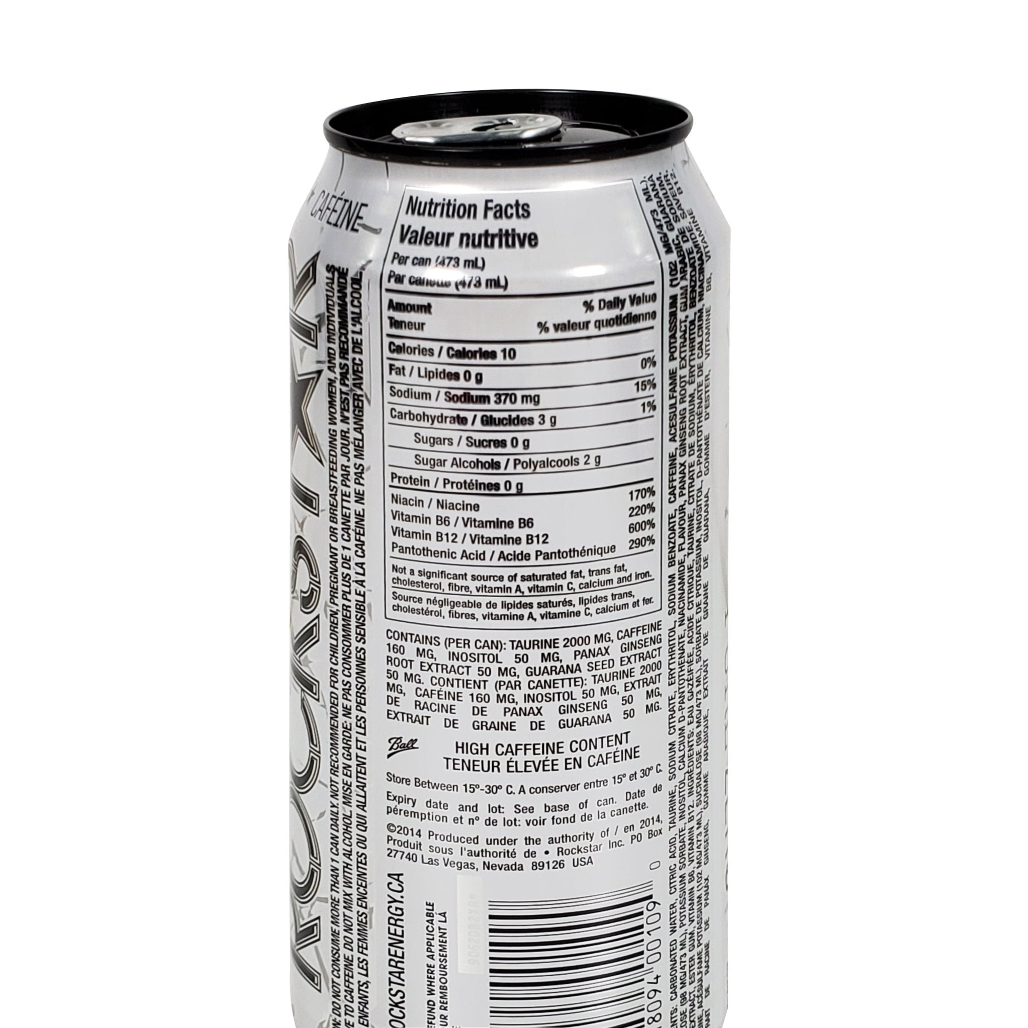 Rockstar - Silver Ice (Pure Zero) Energy Drink - Cans