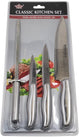 SS Knife 4 Pcs - Classic Kitchen Set