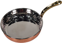 PK-84205C - 20oz Heavy Fry Pan - SS - Copper Finish w/Long Handle