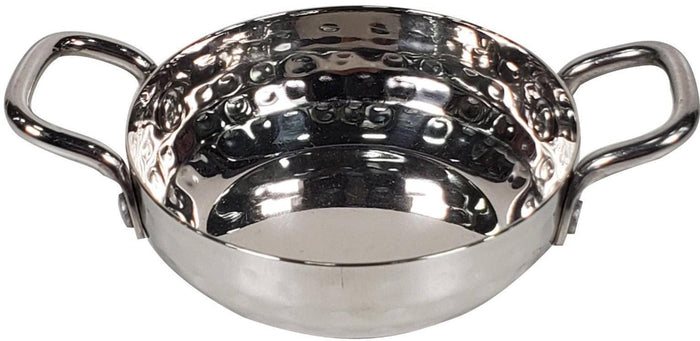 PK-82254A - 2.75oz Fry Pan - SS -  w/2 Side Handles