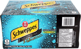 Schweppes - Club Soda - Cans