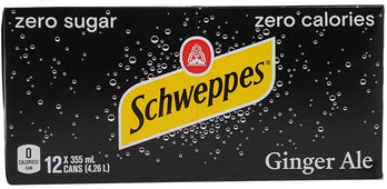Schweppes - Zero Gingerale - Cans
