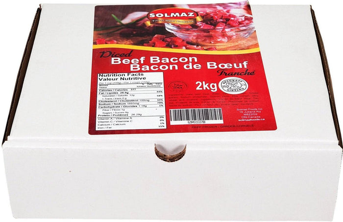 Solmaz - Diced Beef Bacon - Halal