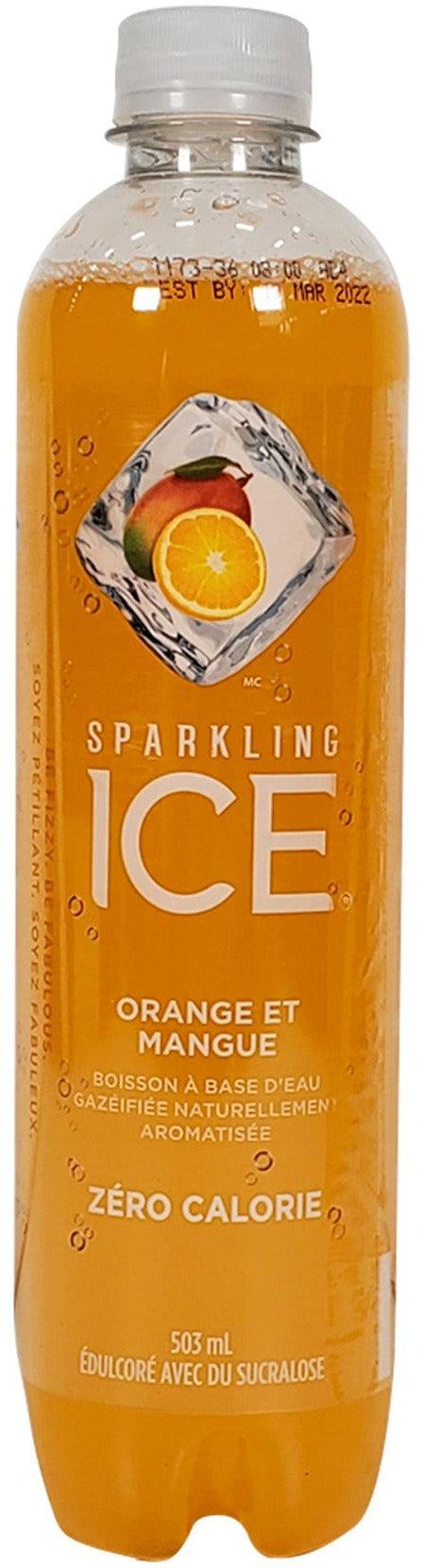 Sparkling Ice - Water Drink - Orange Mango - Bottles