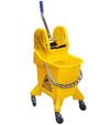 Spartano - HEAVY - 28L Mop Bucket W/ Down Press Wringer - Yellow -