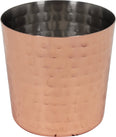 PK - 84363 - 13.5oz French Fry Cup - SS - Hammered Copper Finish w/Handle