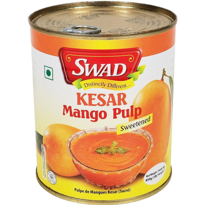 Swad - Kesar - Mango Pulp - with Sugar