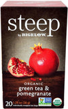 Steep - Tea Bags - Organic - Green Tea w/Pomegranate
