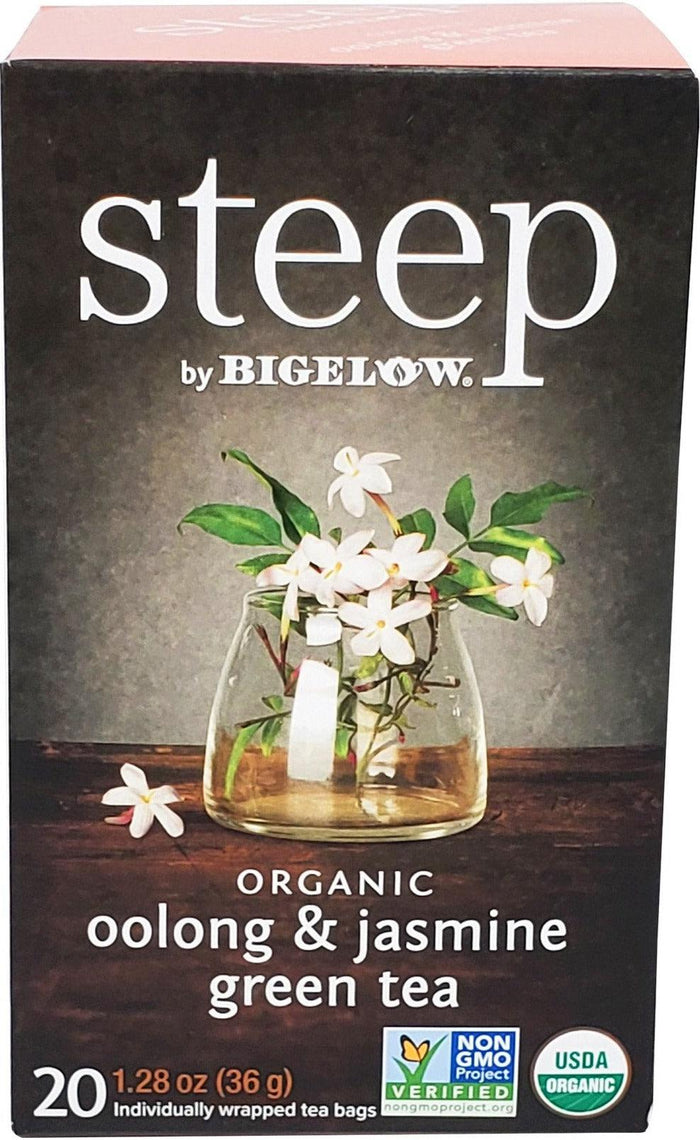 Steep - Tea Bags - Organic - Oolong & Jasmine Green Tea