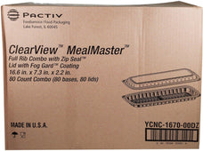 Pactiv - Full Slab Rib Container - Combo - 167000DZ
