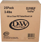 D&W - Salad Bowl Lid - 160oz - Clear - CL5160LD