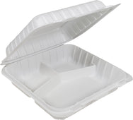 Value+ - MFPP Clamshell Container - 8x8x2.8
