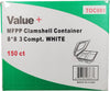 Value+ - MFPP Clamshell Container - 8x8x2.8