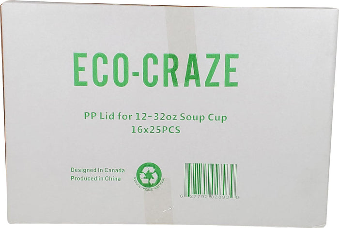 Eco-Craze - Plastic Lid for 12-32oz Soup Bowl