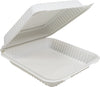Eco Craze - Corn Starch Clamshell Container - 9X9 - 1 Comp
