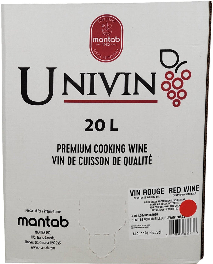 Univin - Cooking Wine - Red - Denatured