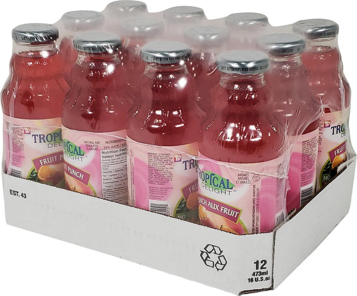 Tropical Delight - Juice - Fruit Punch - Bottles