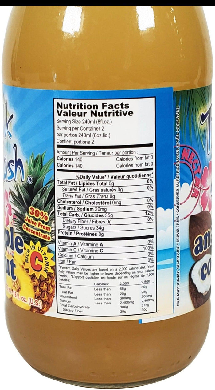 VSO - Tropik Splash - Juice - Pineapple Coconut - Bottles